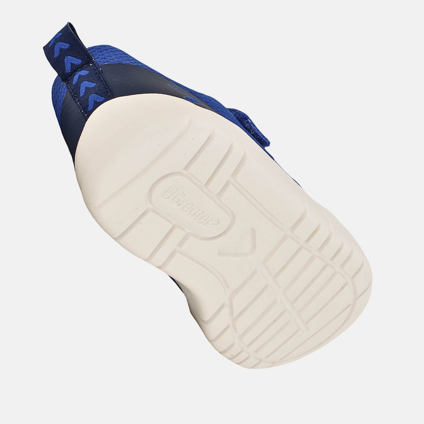 Blue barefoot kids trainer - floating