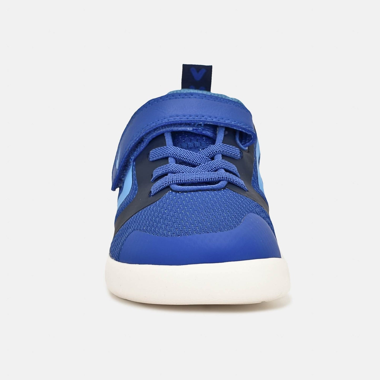 Blue barefoot kids trainer - front