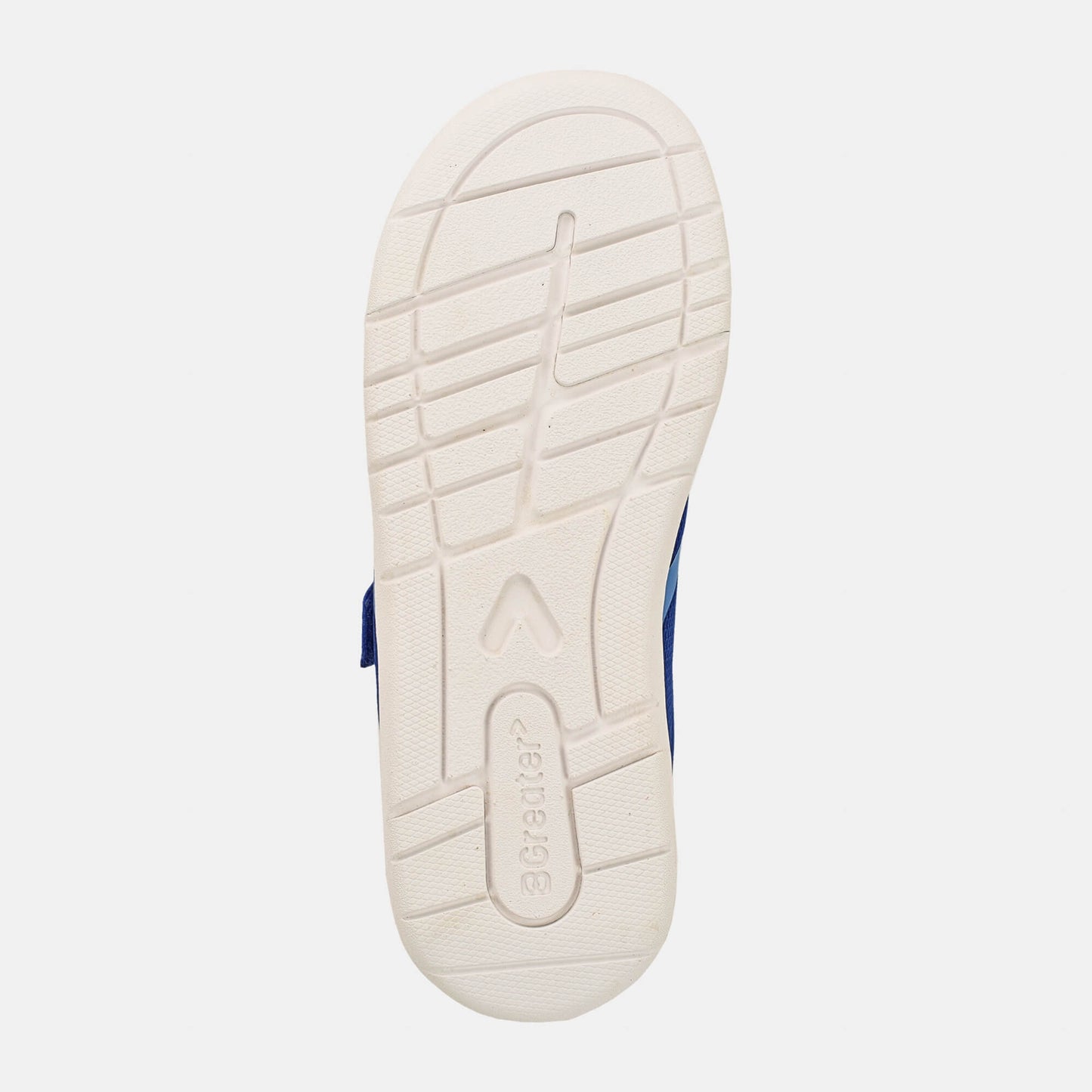 Blue barefoot kids trainer - sole