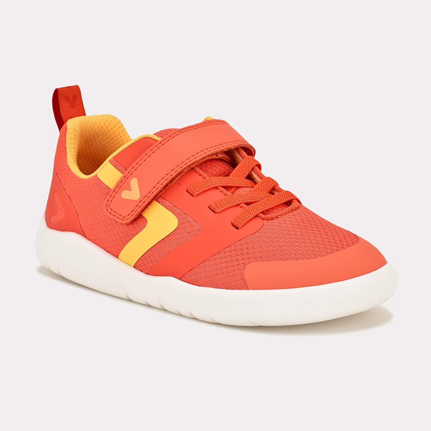 Orange barefoot kids trainer - main feature photo