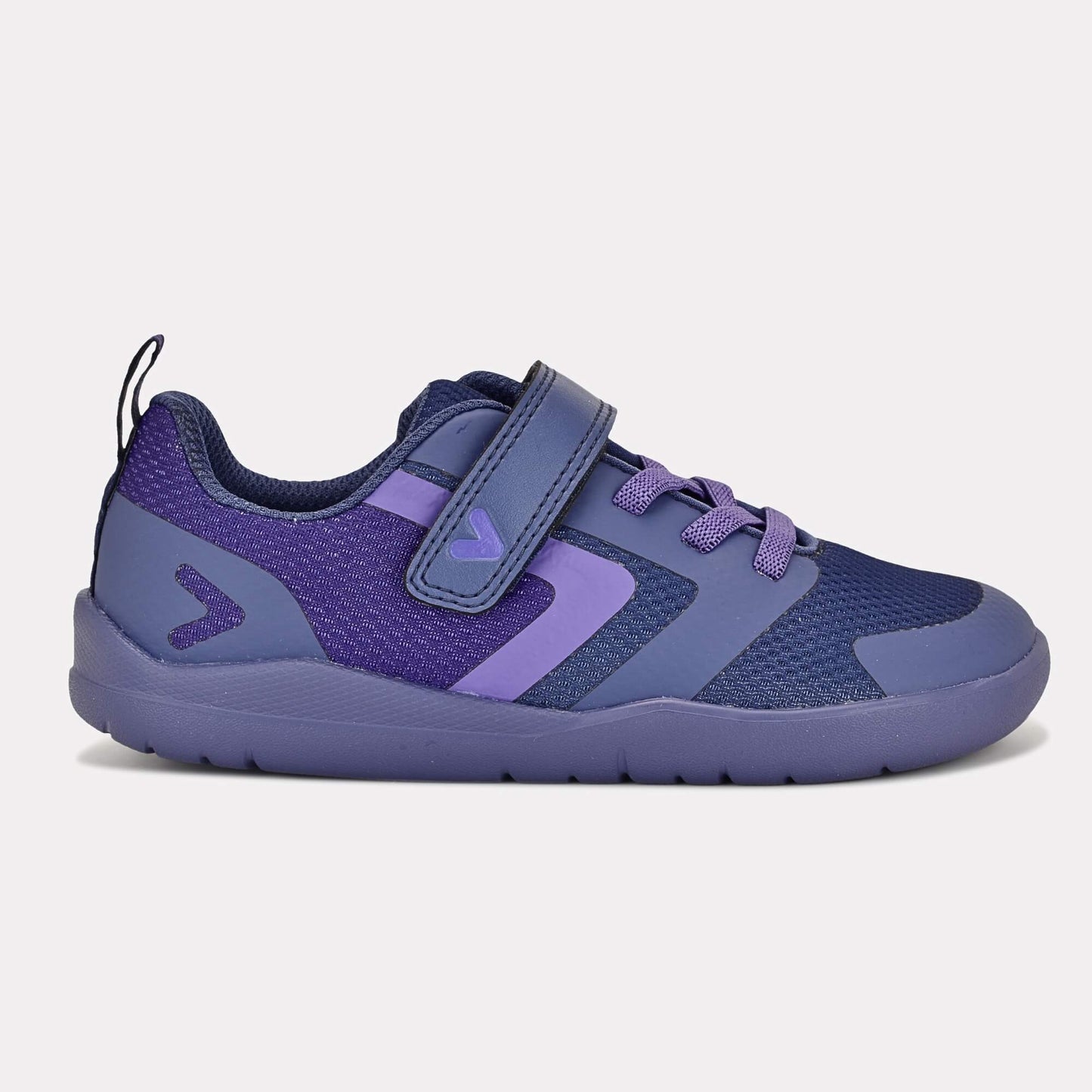 Purple barefoot kids trainer - outside