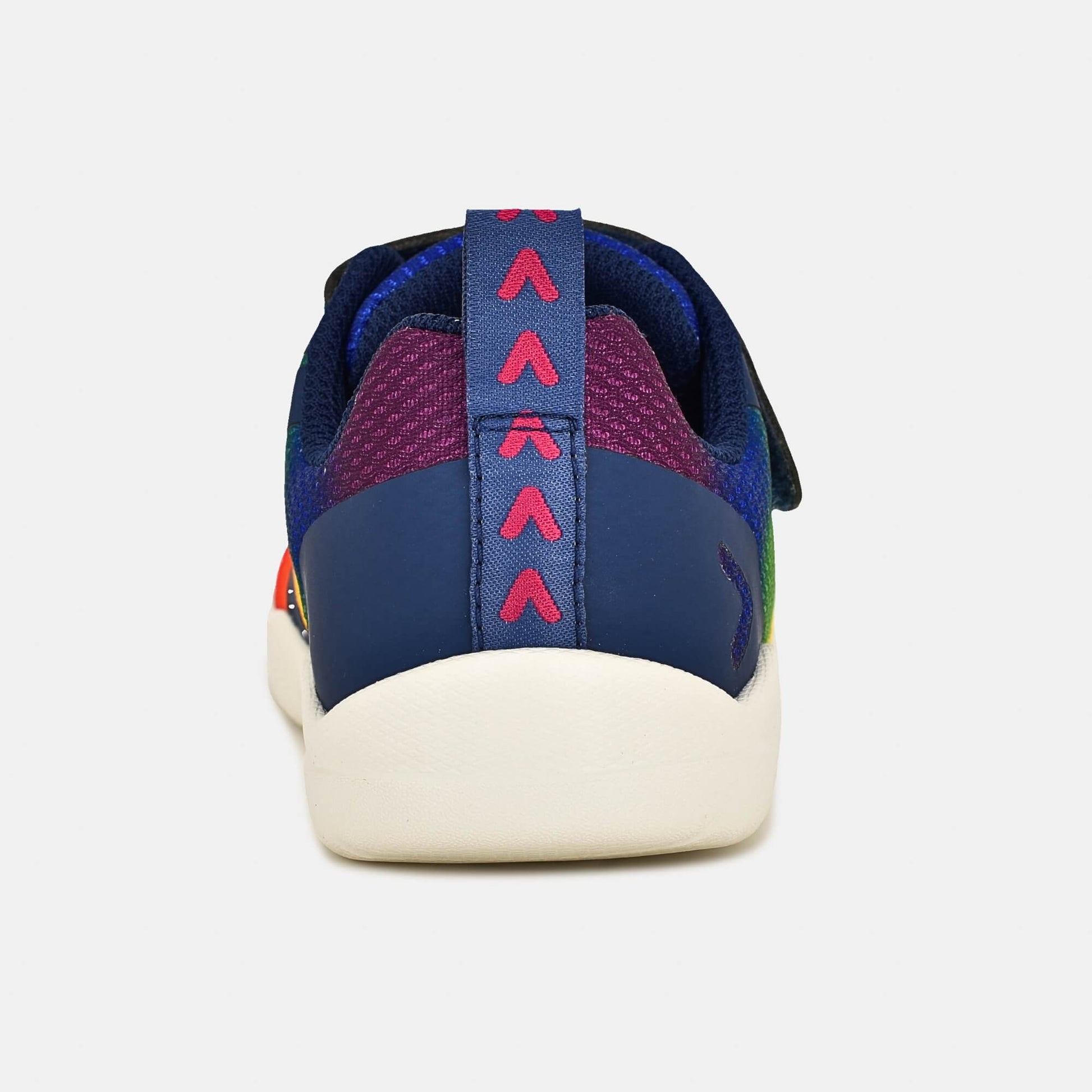 Rainbow barefoot kids trainer - back