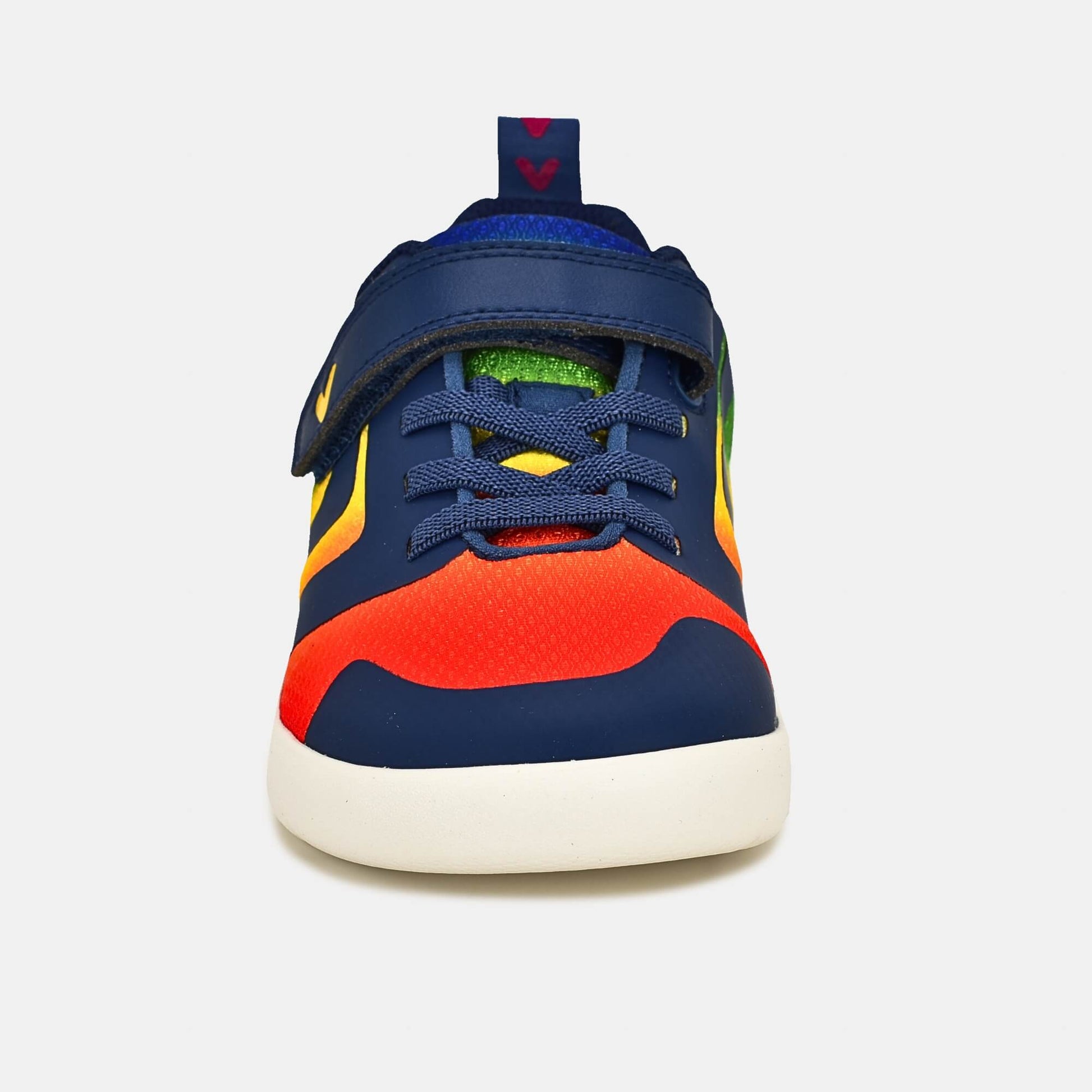 Rainbow barefoot kids trainer - front