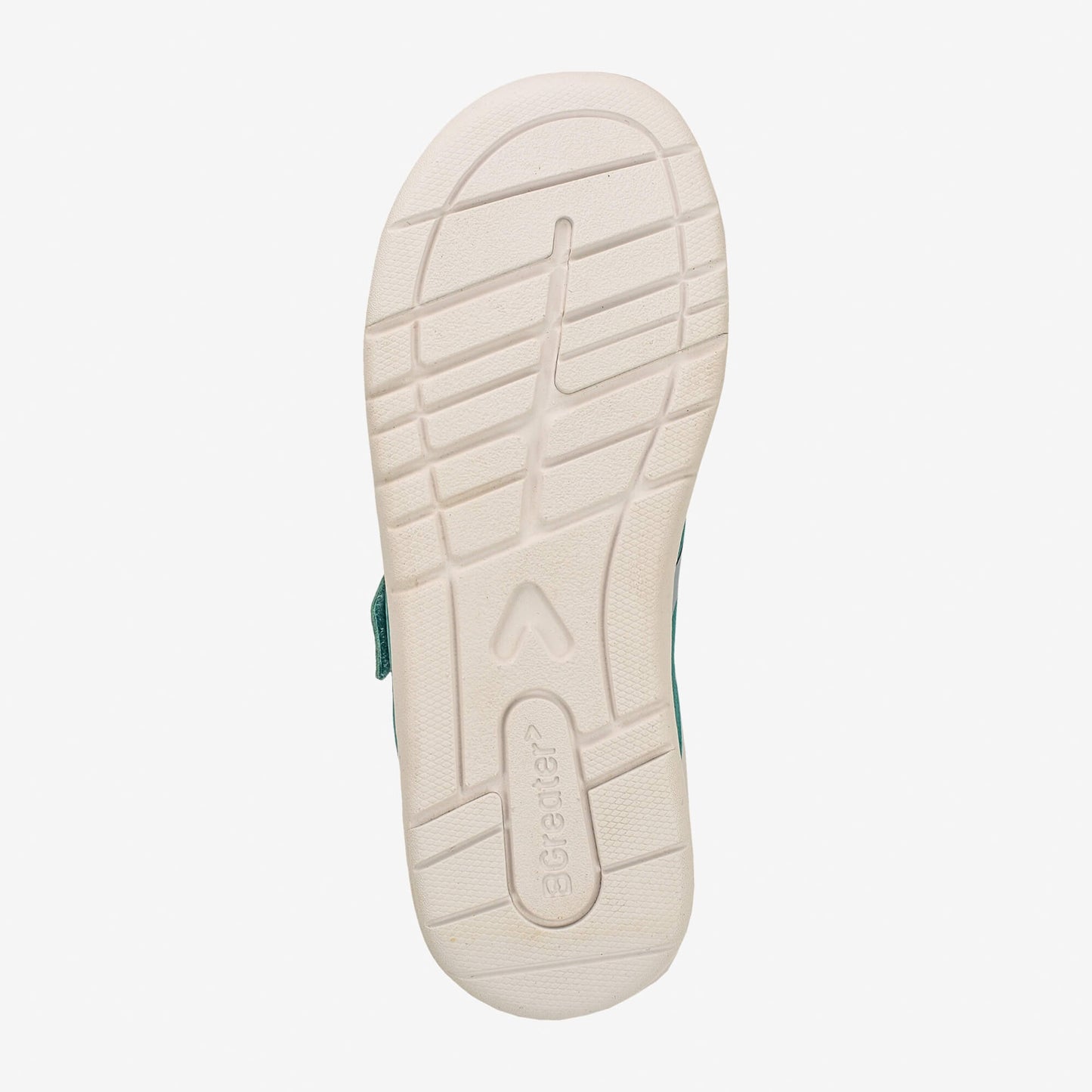 Teal barefoot kids trainer - sole