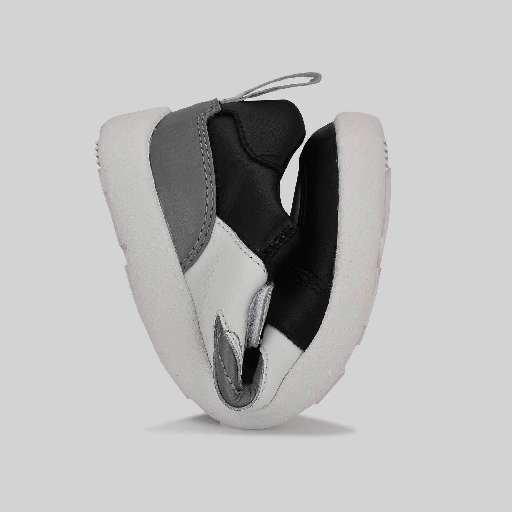 Kids Black White Barefoot Trainer - Flexed