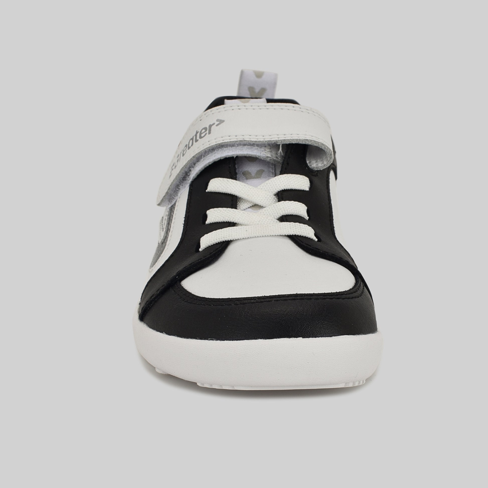 Kids Black White Barefoot Trainer - Front