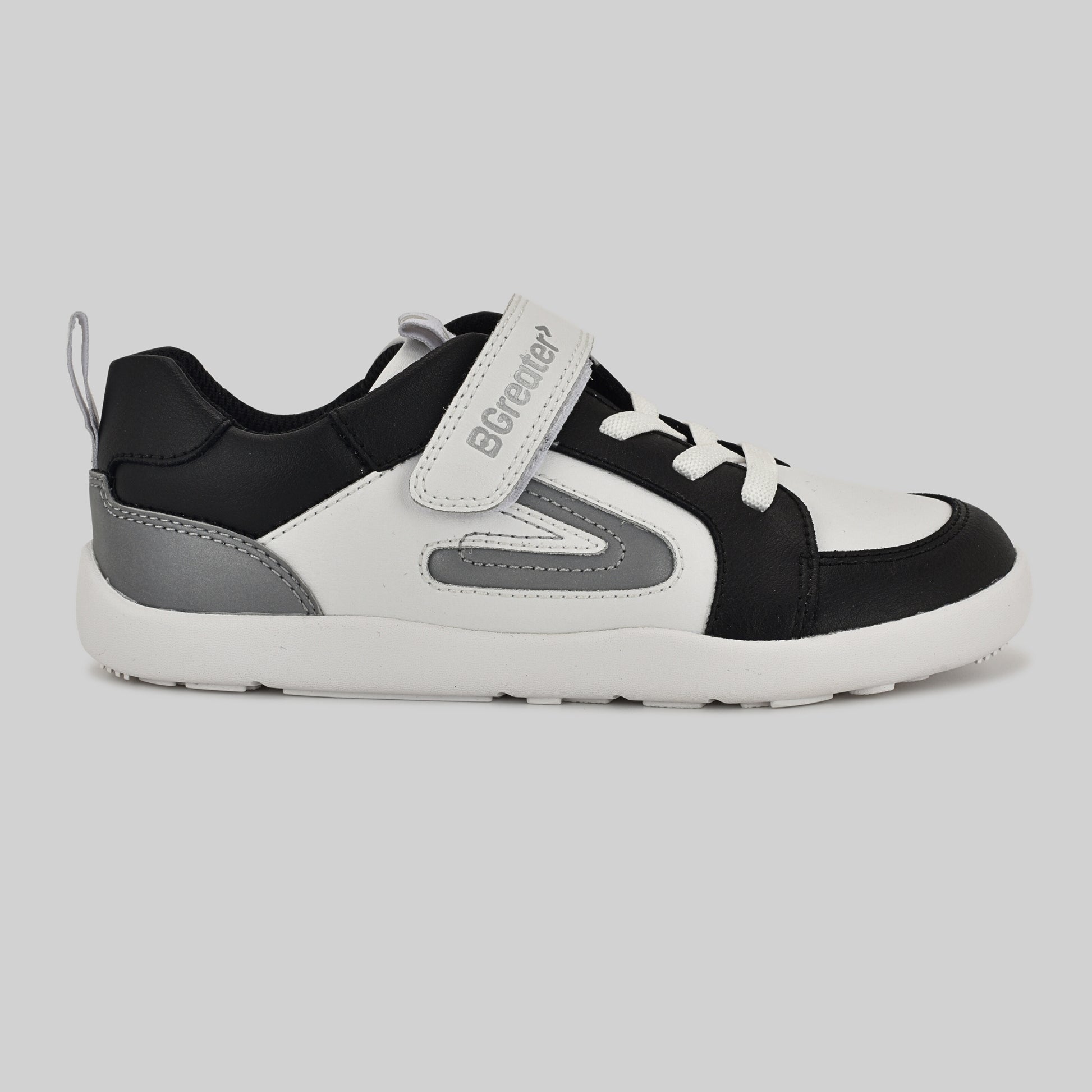 Kids Black White Barefoot Trainer - Outside