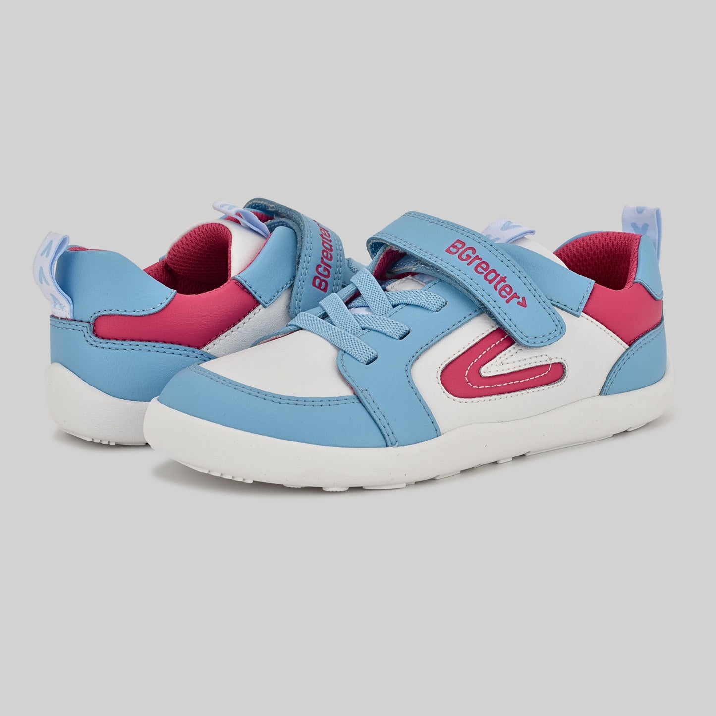 Kids Blue White Barefoot Trainer - Pair