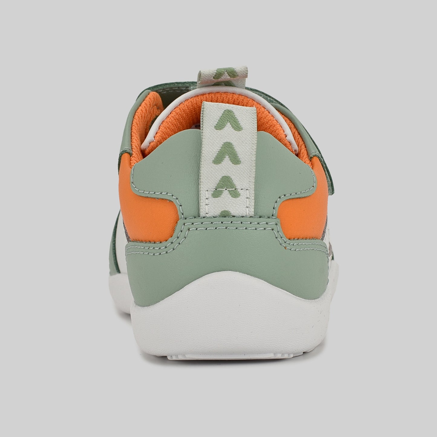 Kids Green White Barefoot Trainer - Back