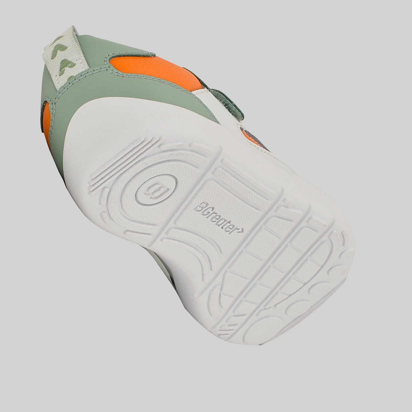 Kids Green White Barefoot Trainer - Floating