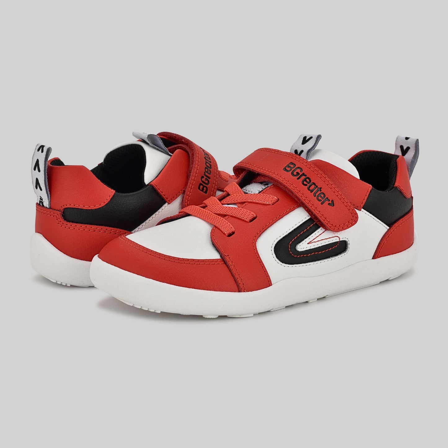 Kids Red White Barefoot Trainer - Pair