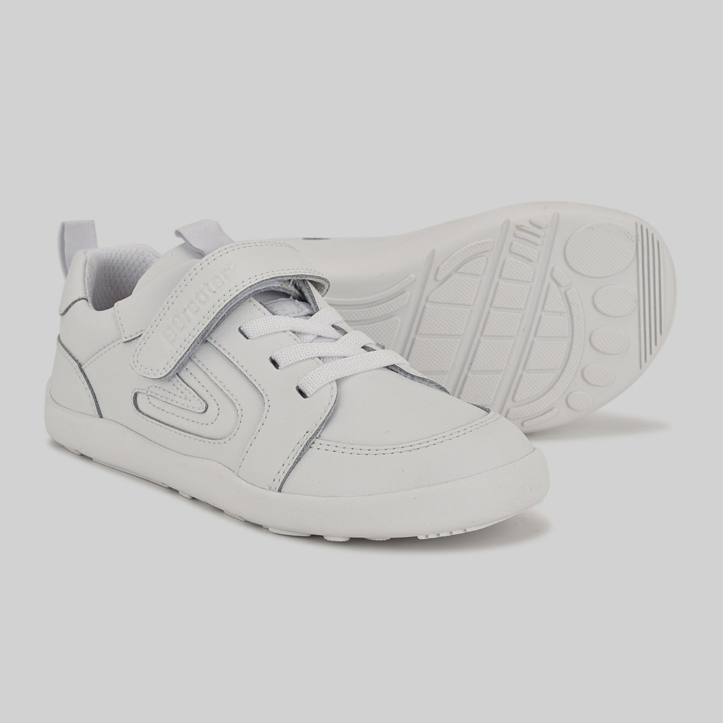 Kids White Barefoot Trainer - Pair showing sole