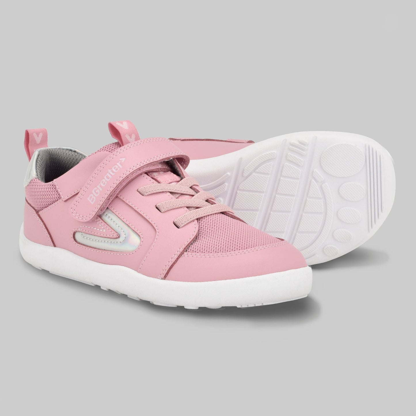 Girls Levison Pink Trainer | Kids Barefoot Shoes | Pair Sole