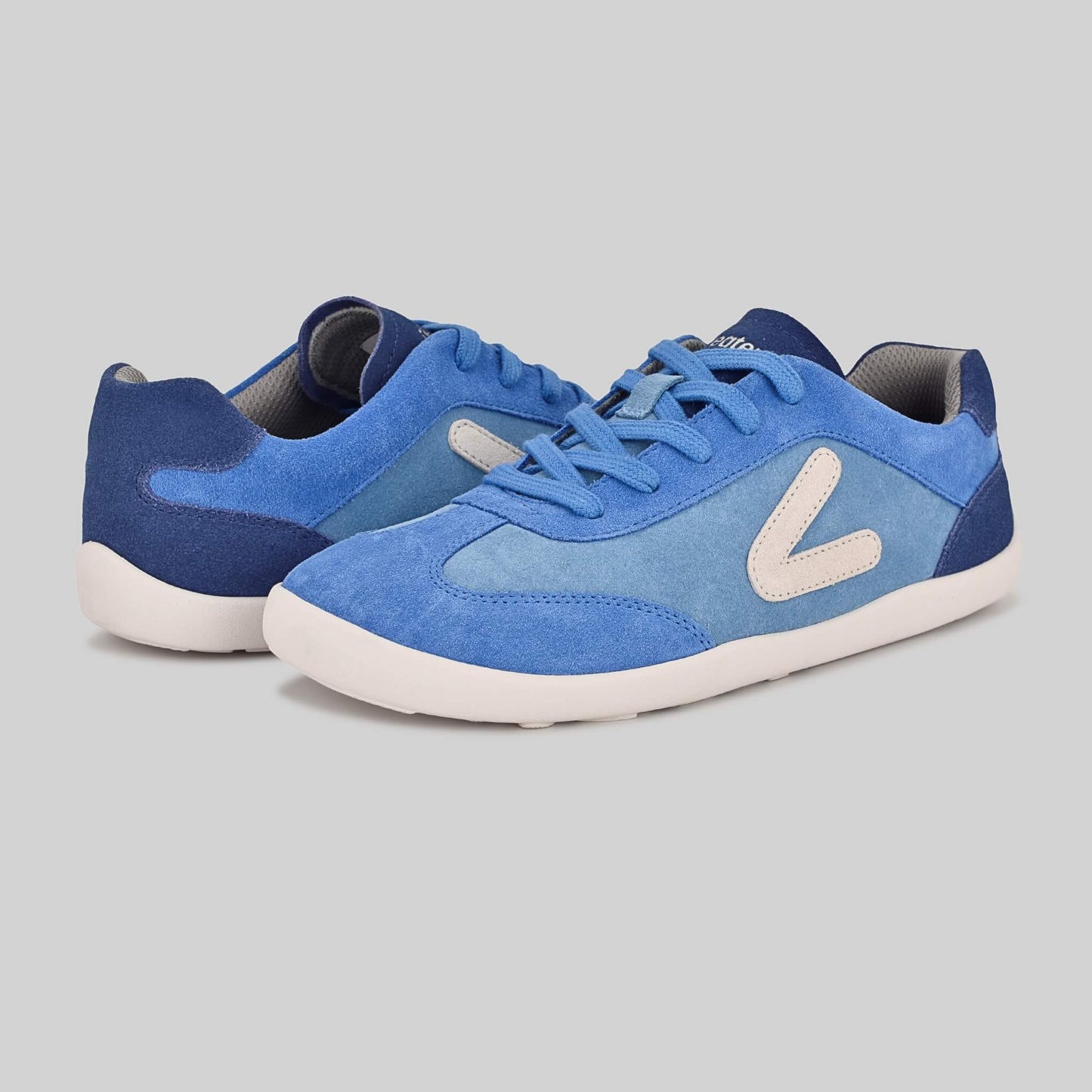Kids Suede Trainer Blue - Pair