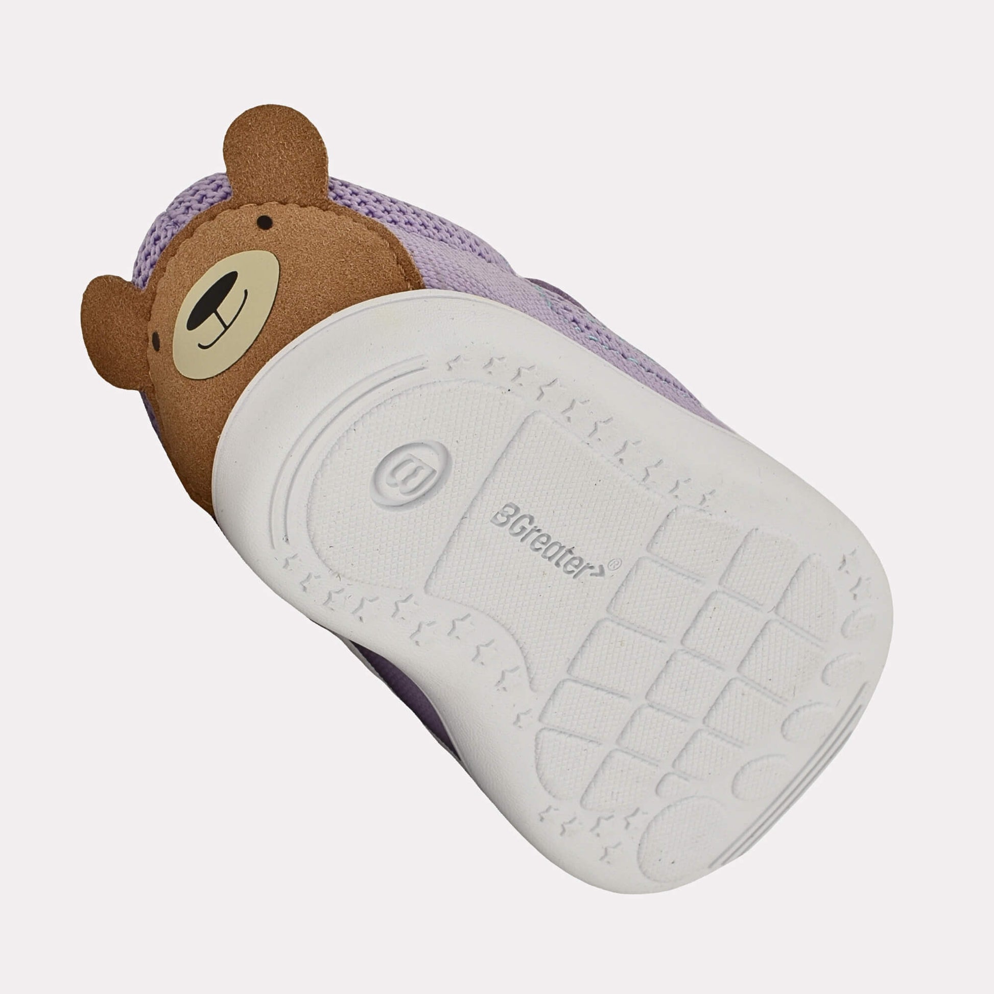 Lilac barefoot toddler trainer - floating