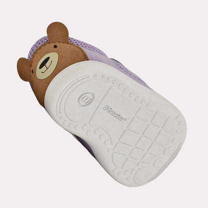 Lilac barefoot toddler trainer - floating