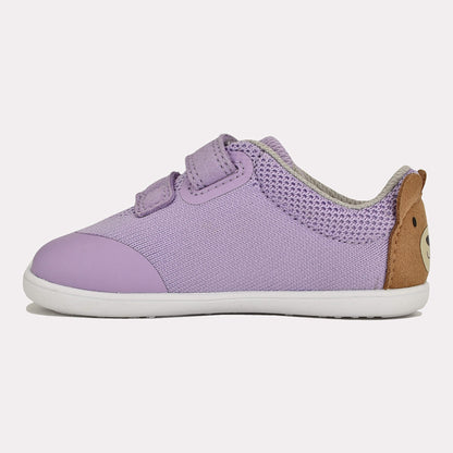 Lilac barefoot toddler trainer - inside