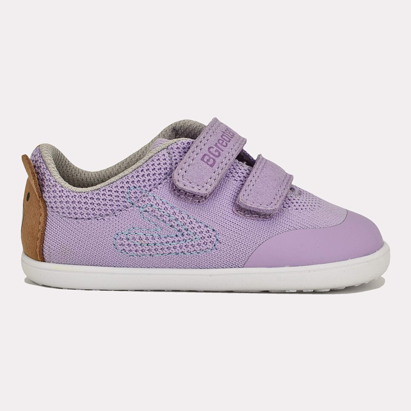 Lilac barefoot toddler trainer - outside