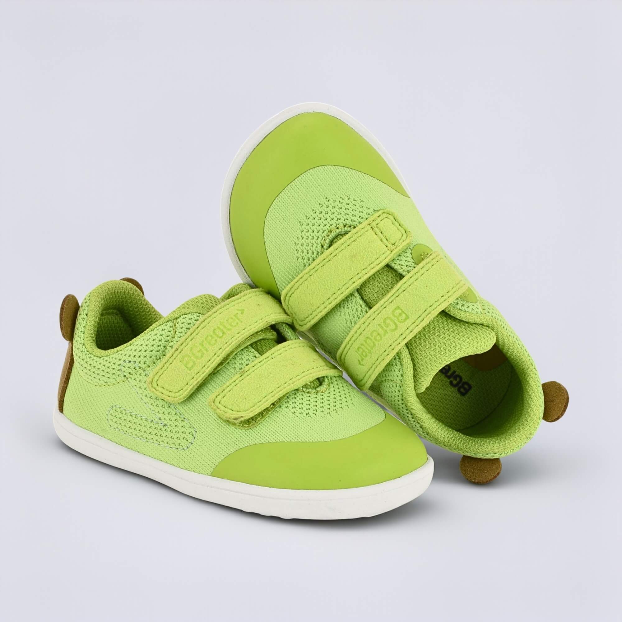 Lime Green barefoot toddler trainer - benefits