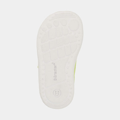 Lime Green barefoot toddler trainer - sole