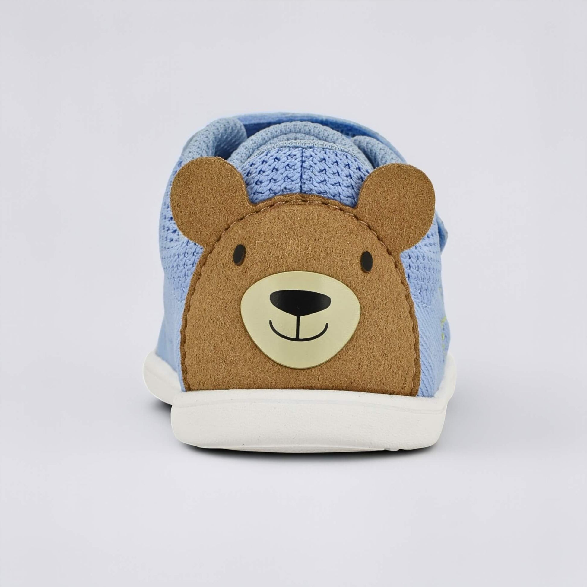 Mid Blue barefoot toddler trainer - back