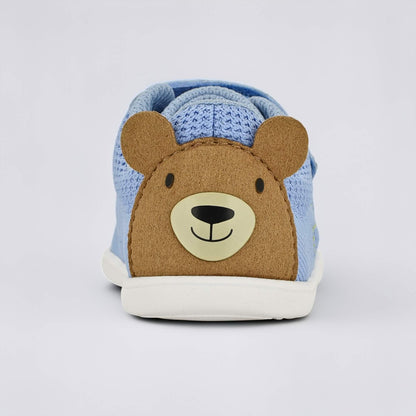 Mid Blue barefoot toddler trainer - back