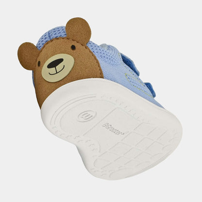 Mid Blue barefoot toddler trainer - floating