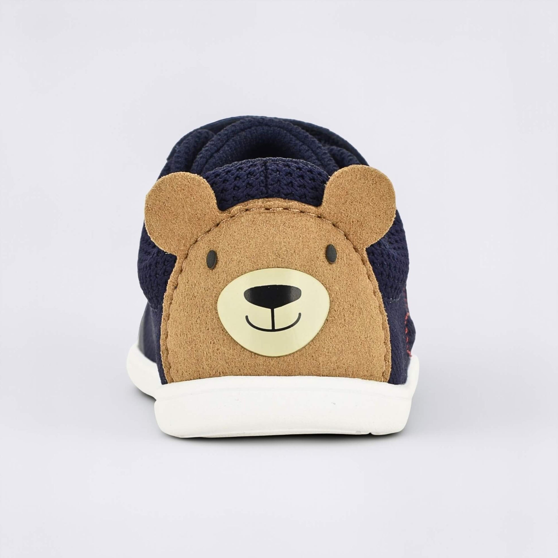 Navy barefoot toddler trainer - back