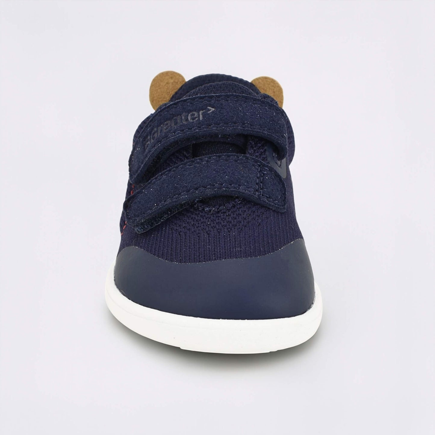 Navy barefoot toddler trainer - front