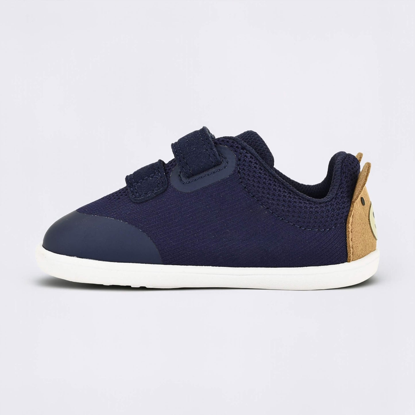 Navy barefoot toddler trainer - inside