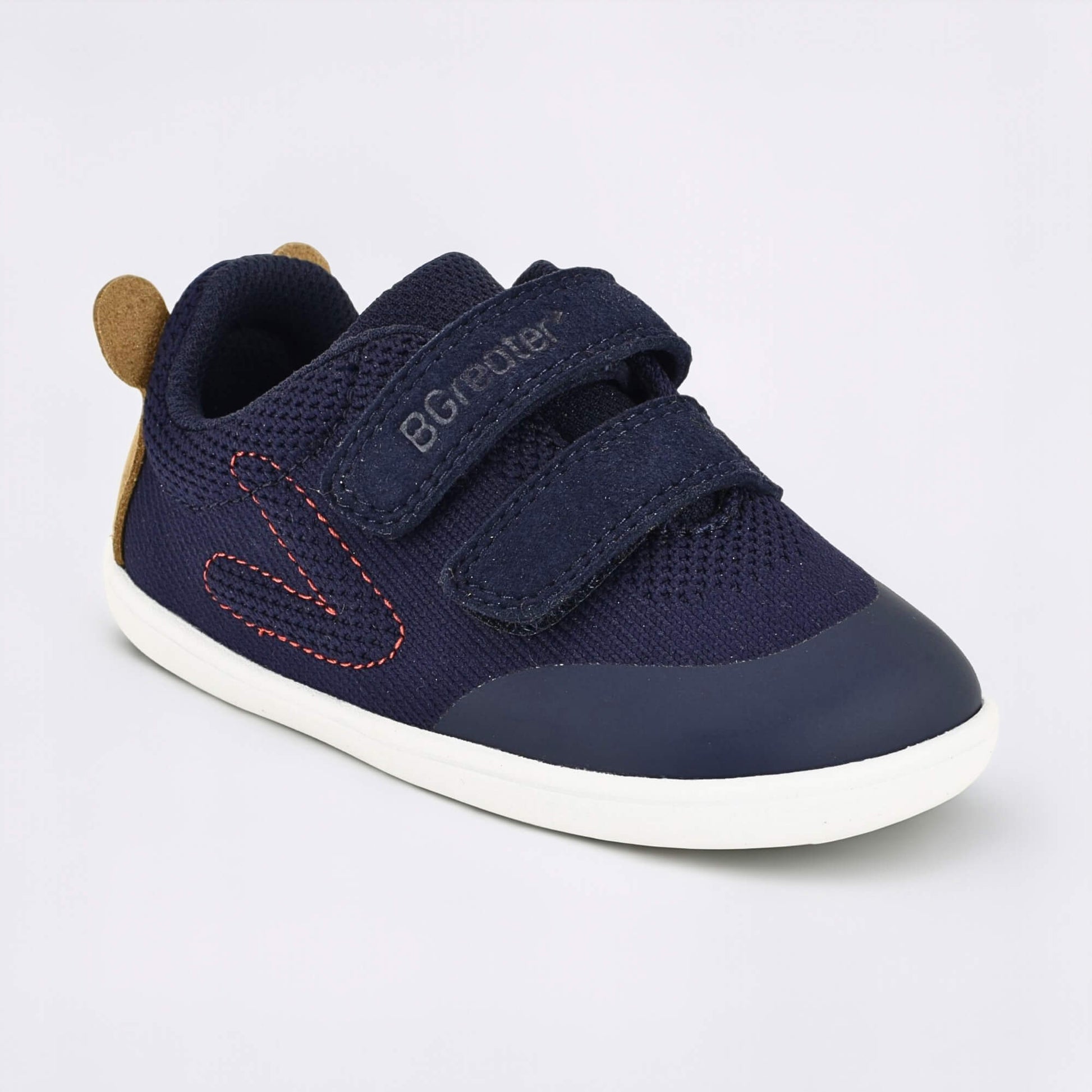 Navy barefoot toddler trainer - main feature photo