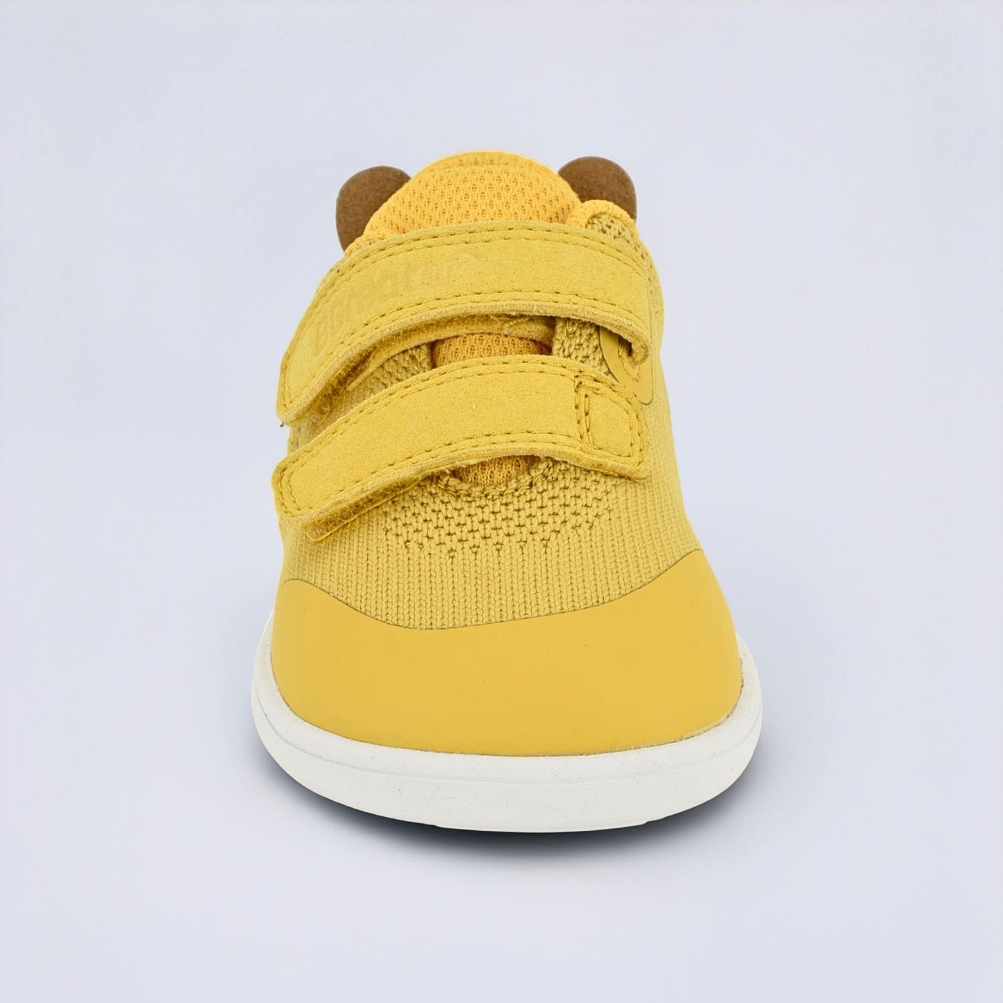 Ochre barefoot toddler trainer - front