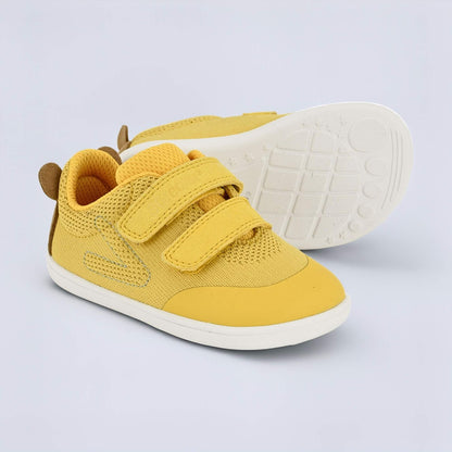 Ochre barefoot toddler trainer - pair with sole