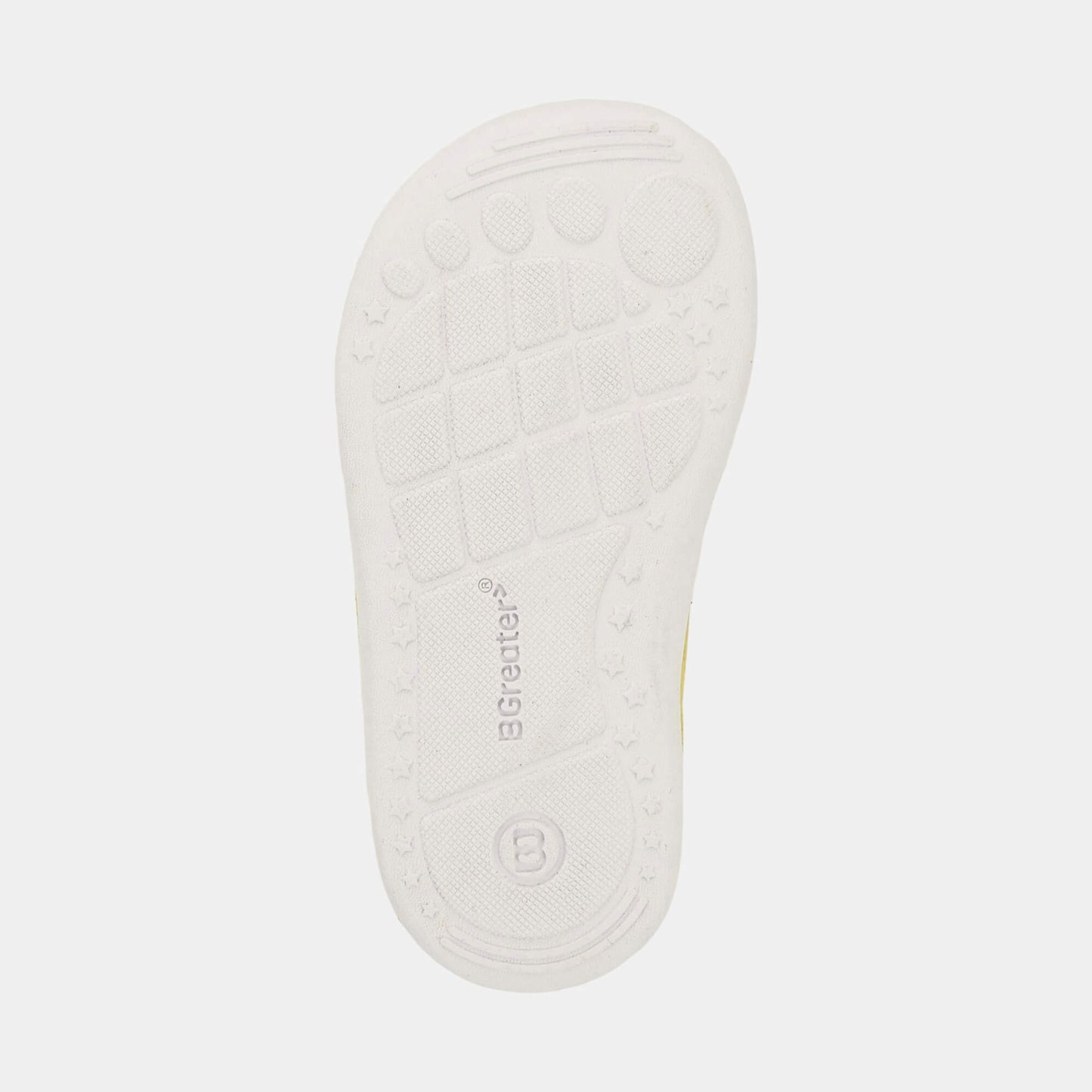 Ochre barefoot toddler trainer - sole