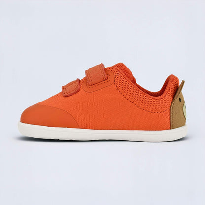 Orange barefoot toddler trainer - inside