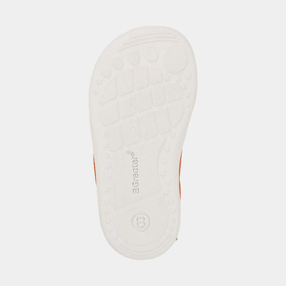 Orange barefoot toddler trainer - sole