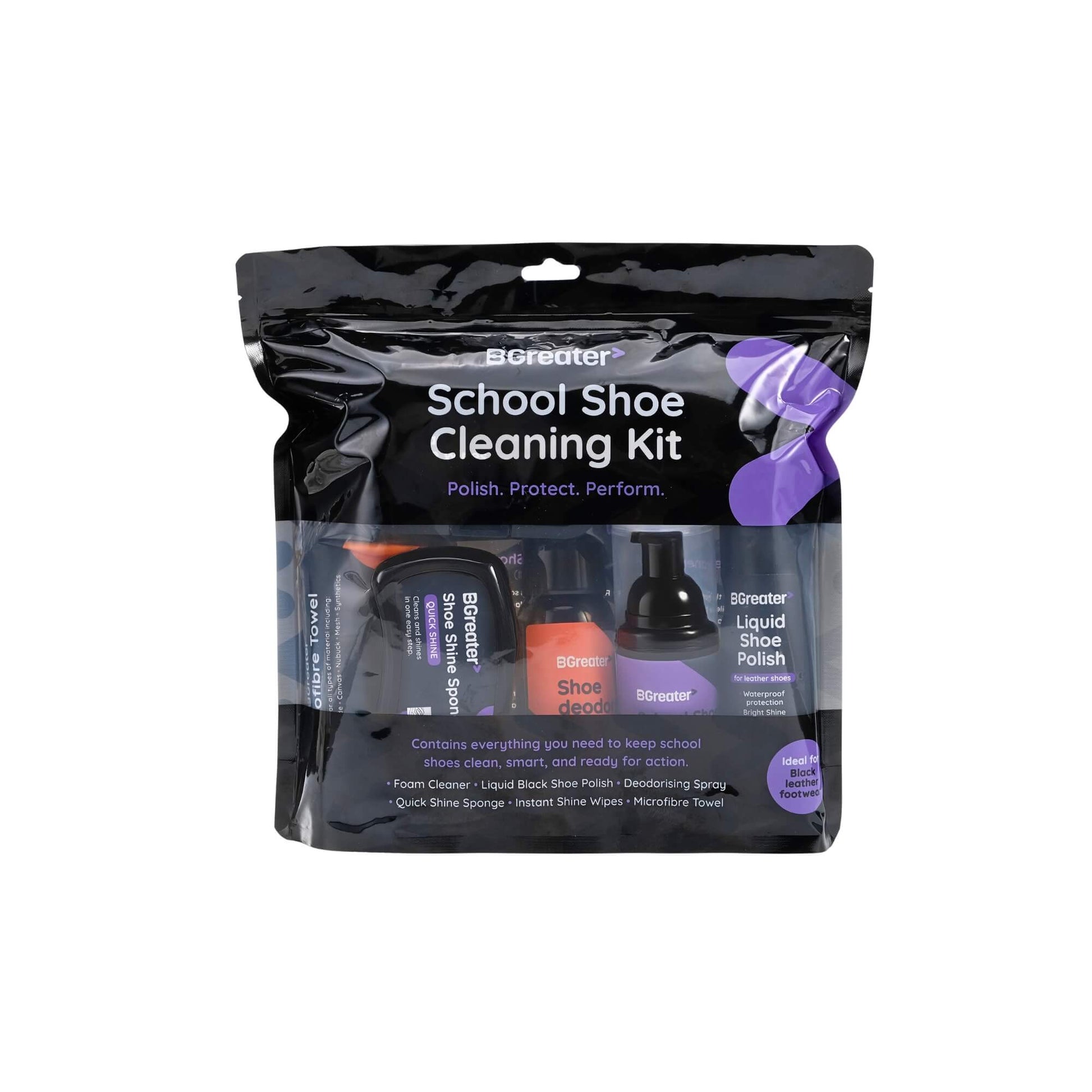 BGreater School Shoe Cleaning Kit - Pack
