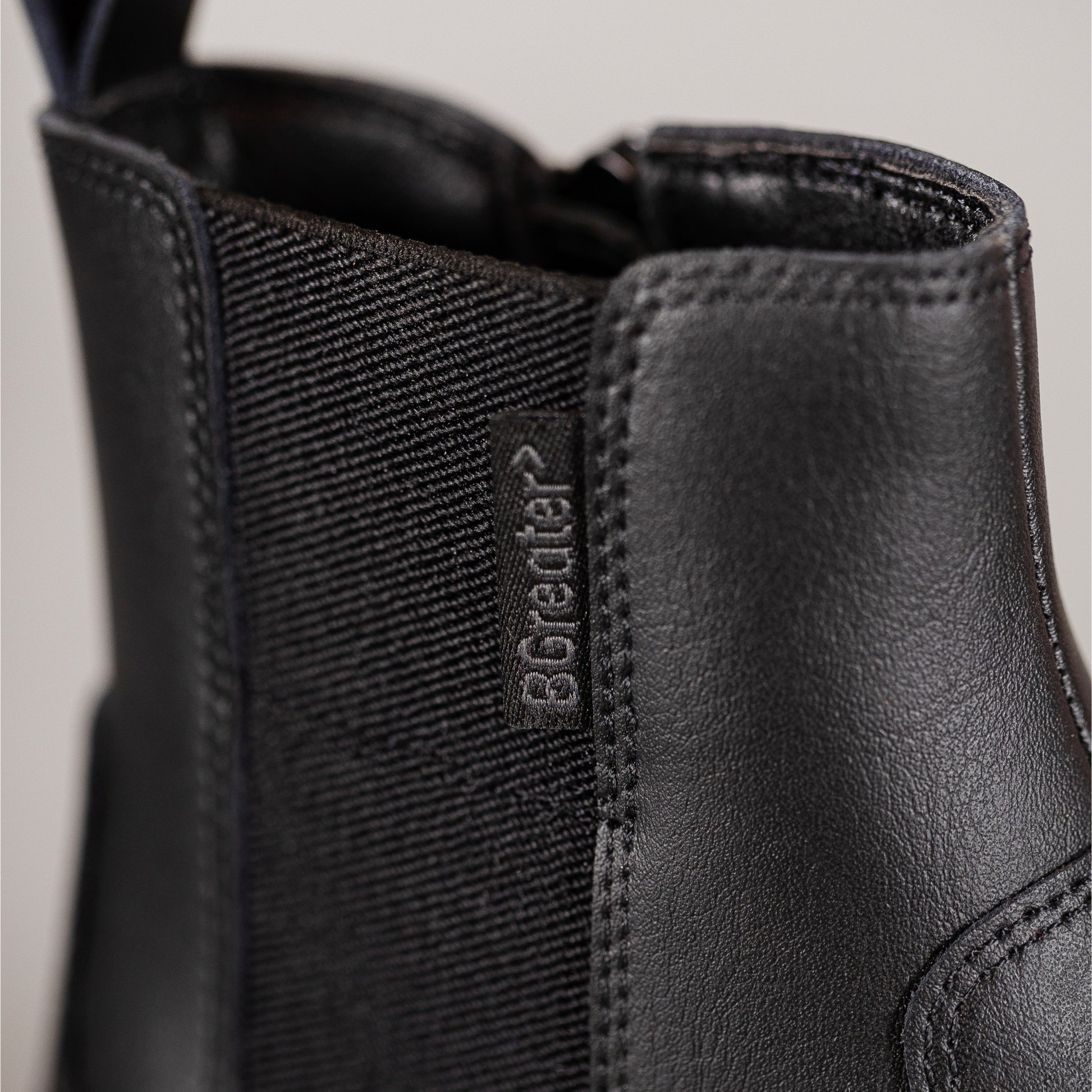 Francis Chelsea Boots - Black Close Up BGreater Label