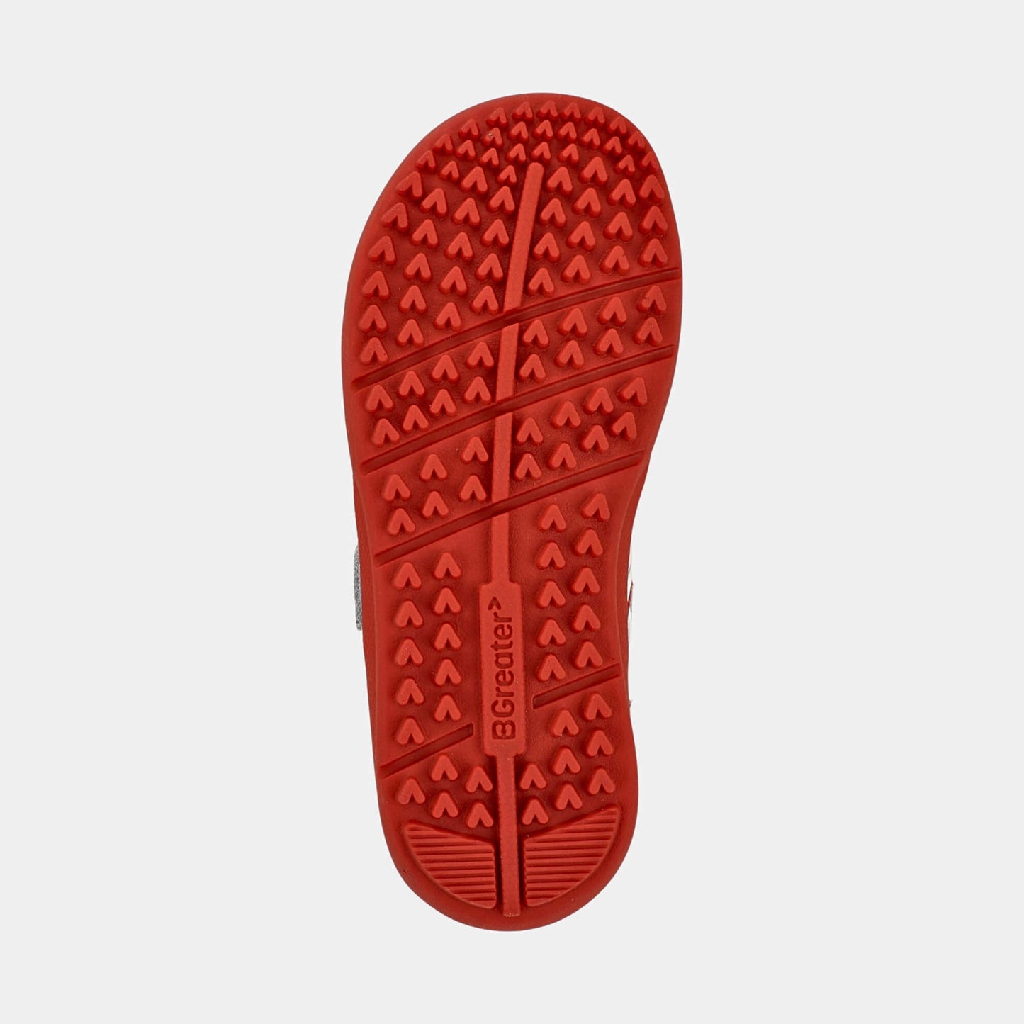 Kids Astro Turf Trainer in White Red - sole