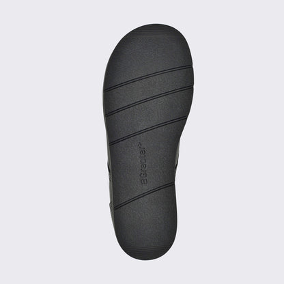 Girls Black Barefoot School Shoe - sole