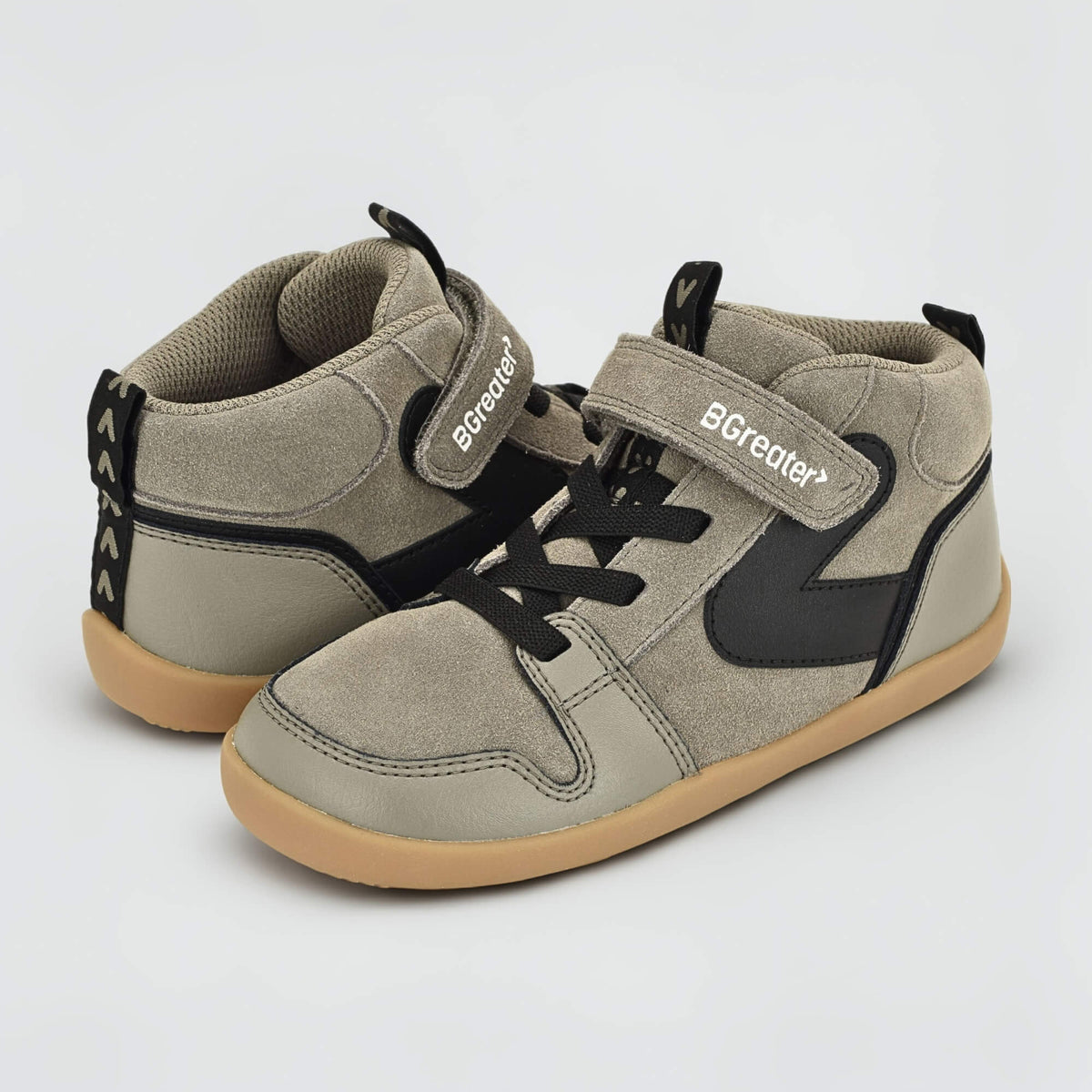 Cooper Brown Suede Trainer - pair facing