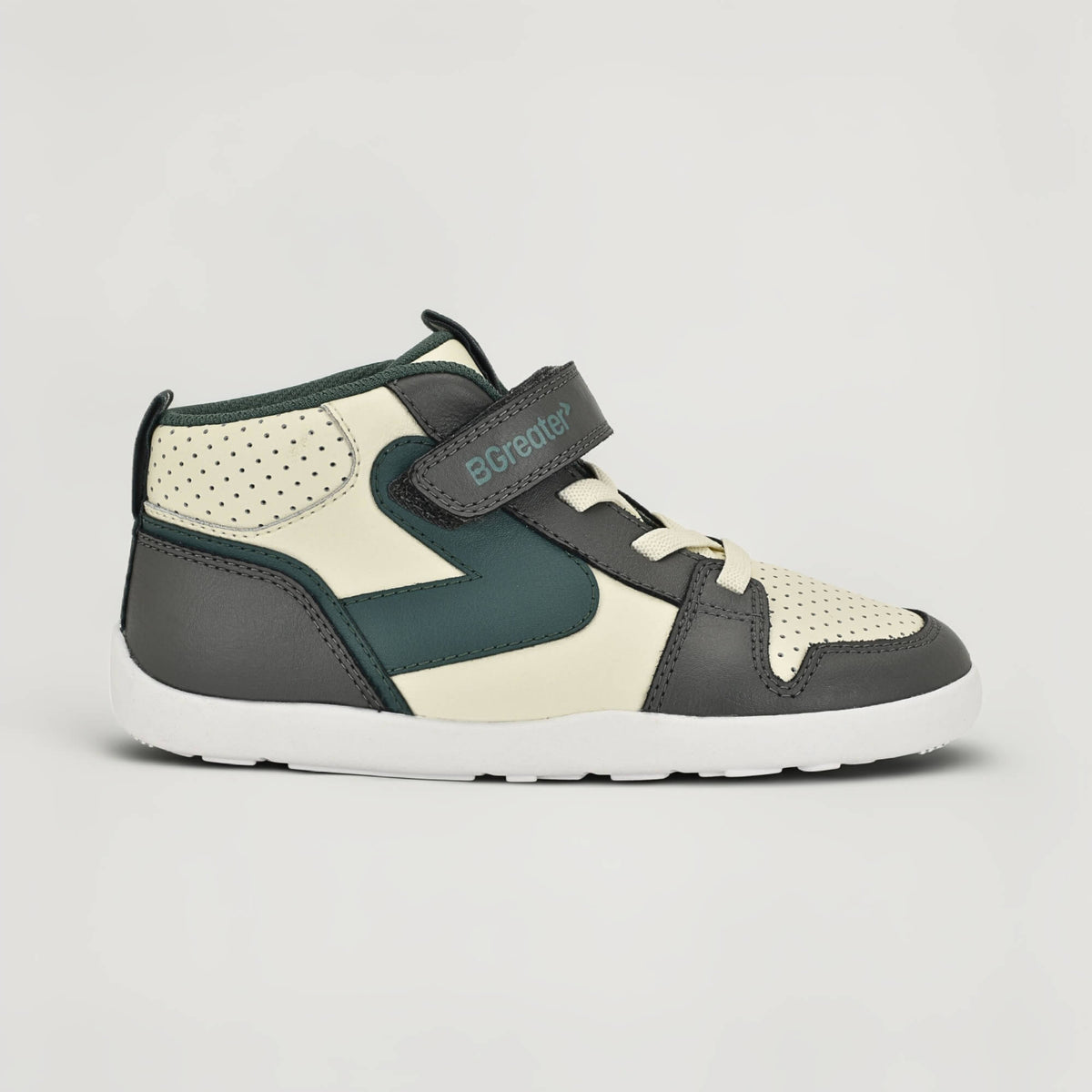 Cooper Grey Green Trainer - outside