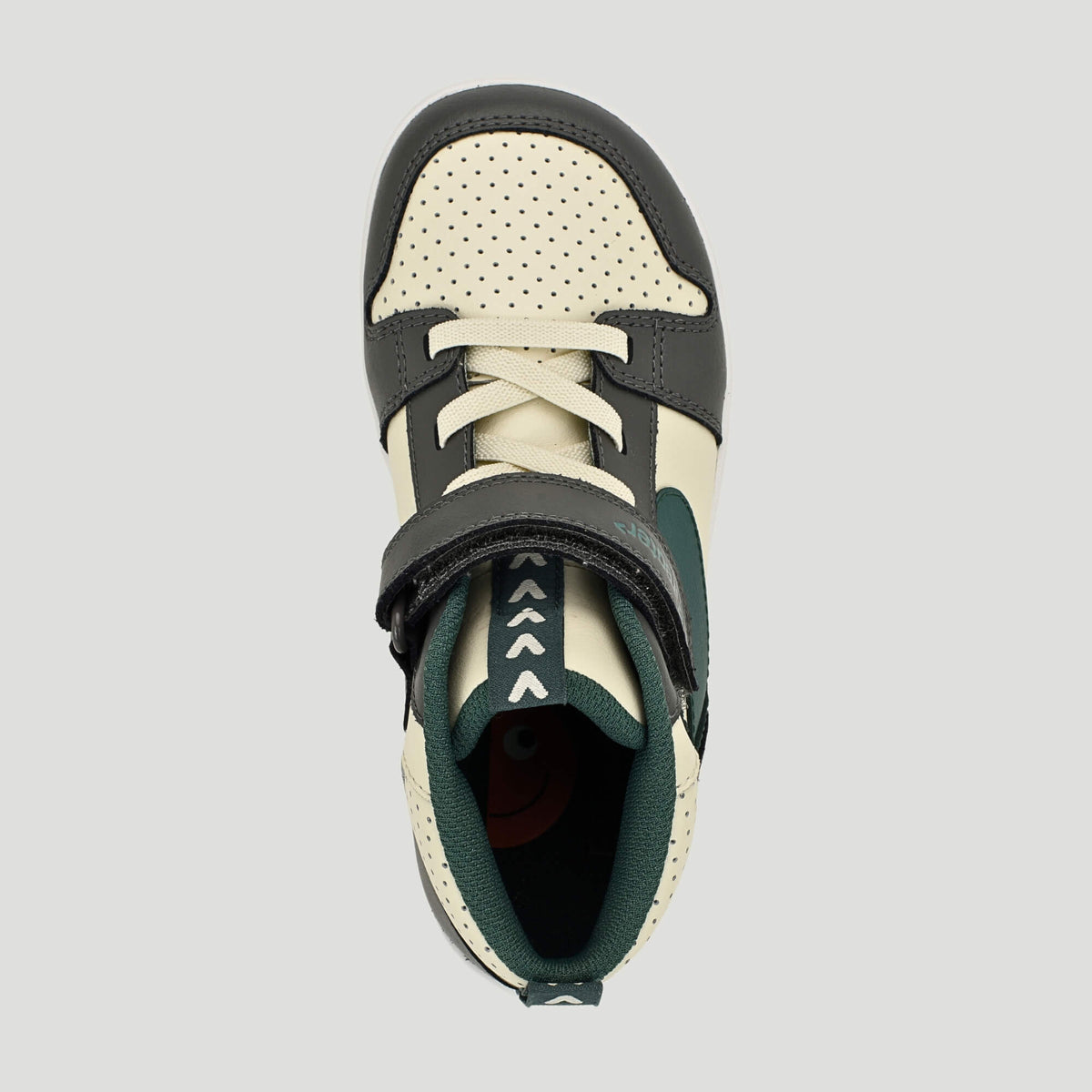 Cooper Grey Green Trainer - top