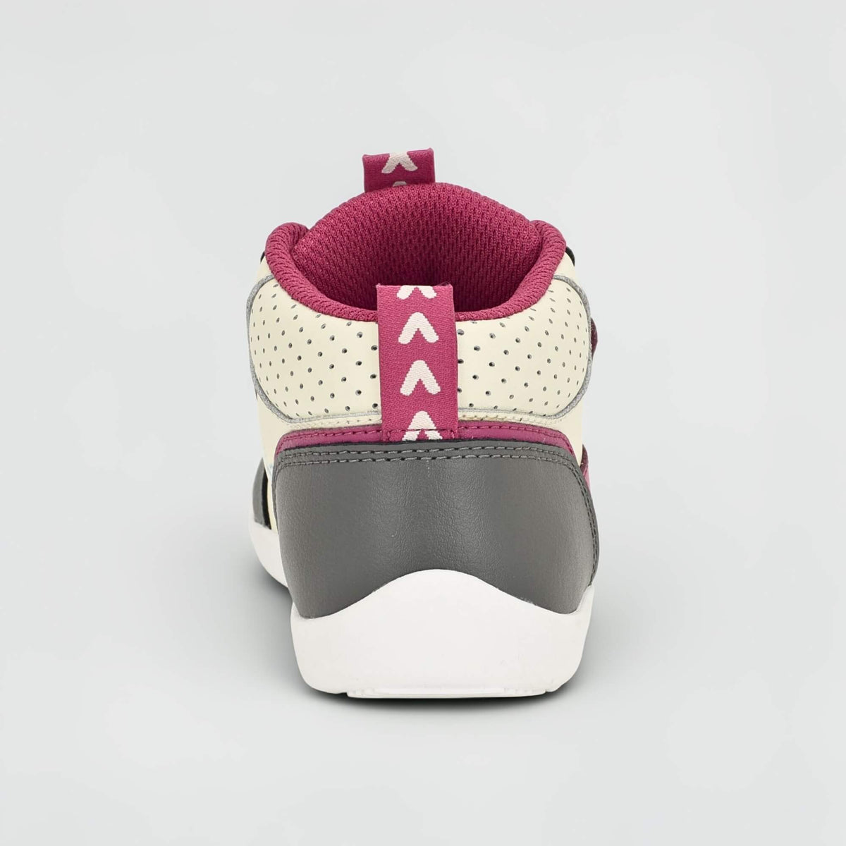 Cooper Grey Pink Trainer - back