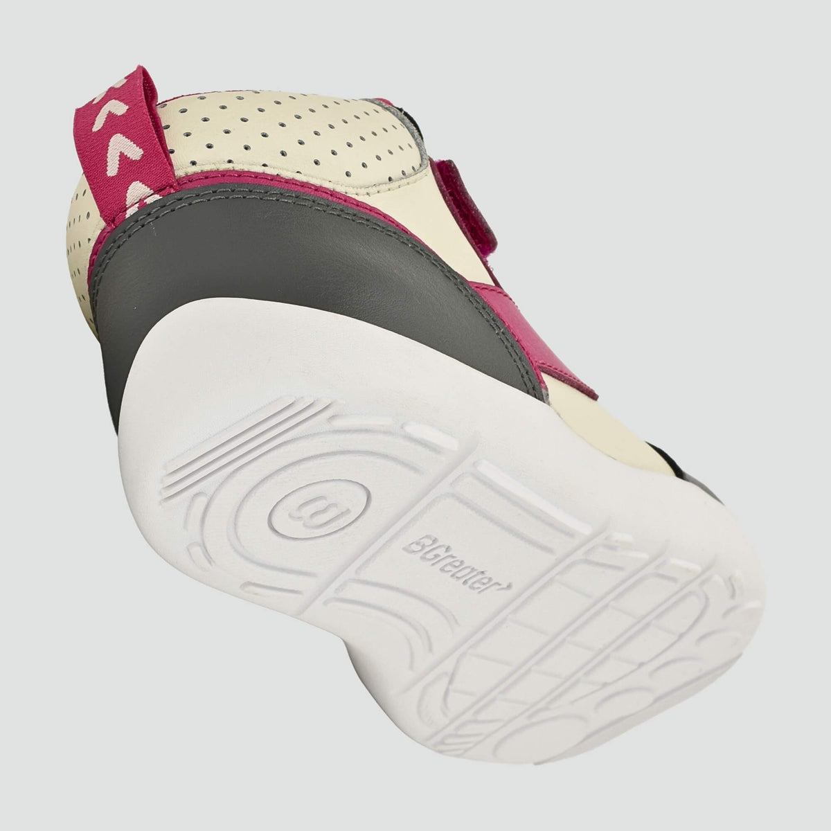 Cooper Grey Pink Trainer - floating