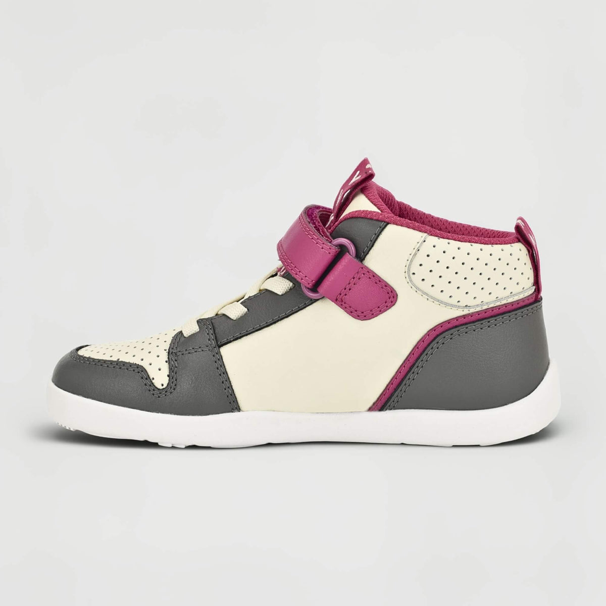 Cooper Grey Pink Trainer - inside