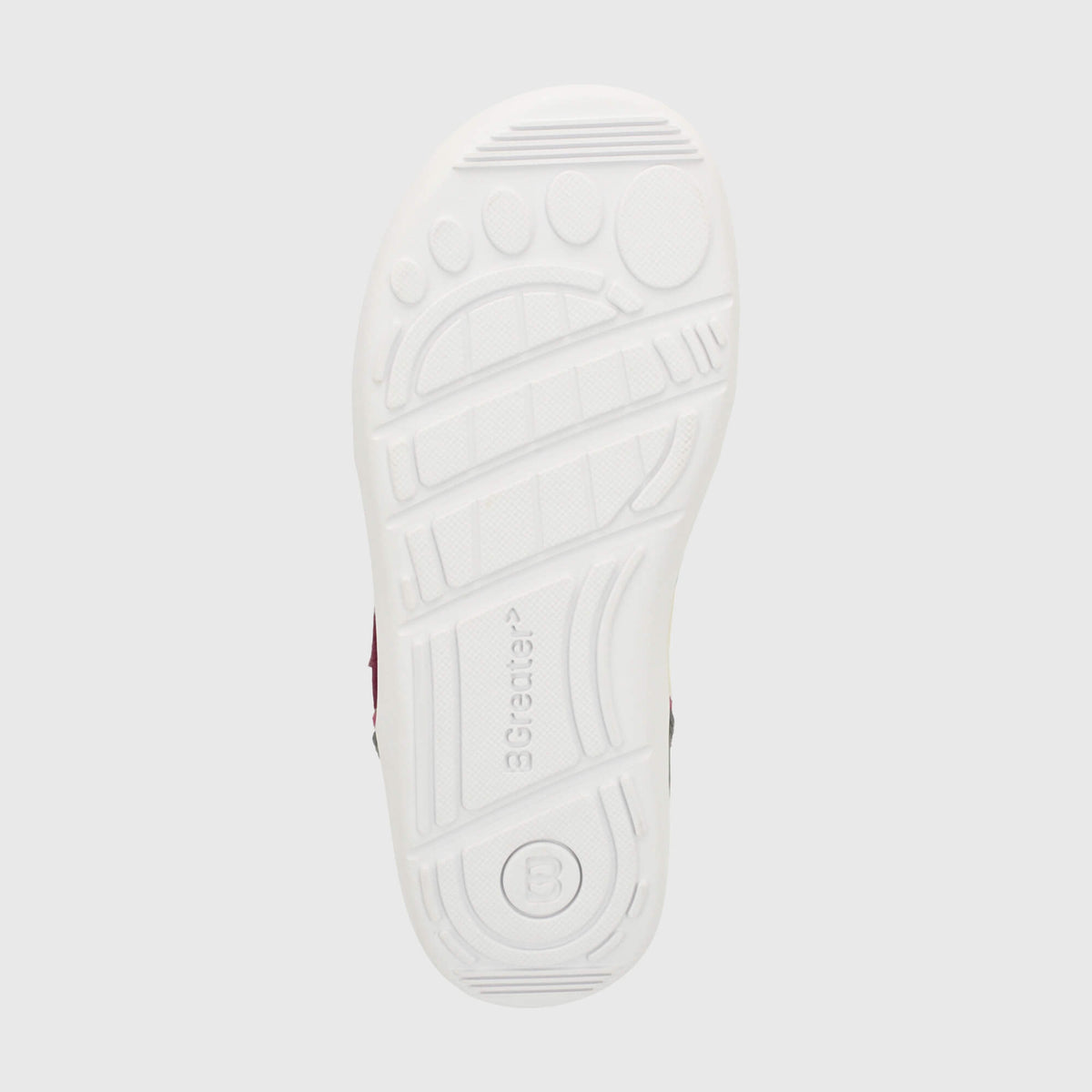 Cooper Grey Pink Trainer - sole