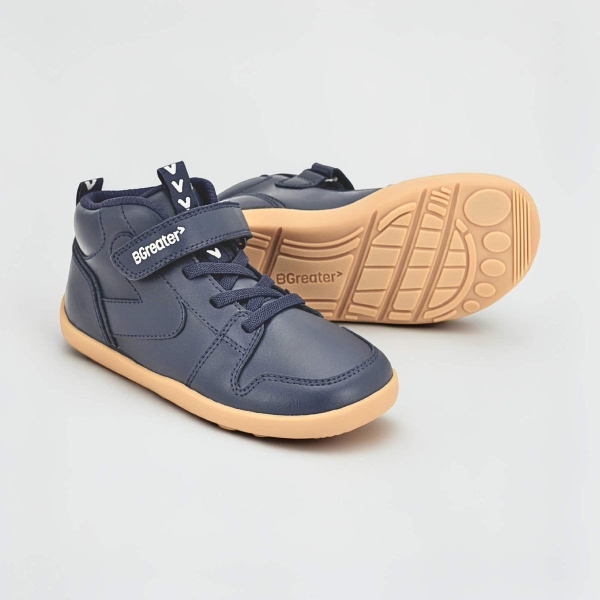 Cooper Navy Trainer - pair with sole
