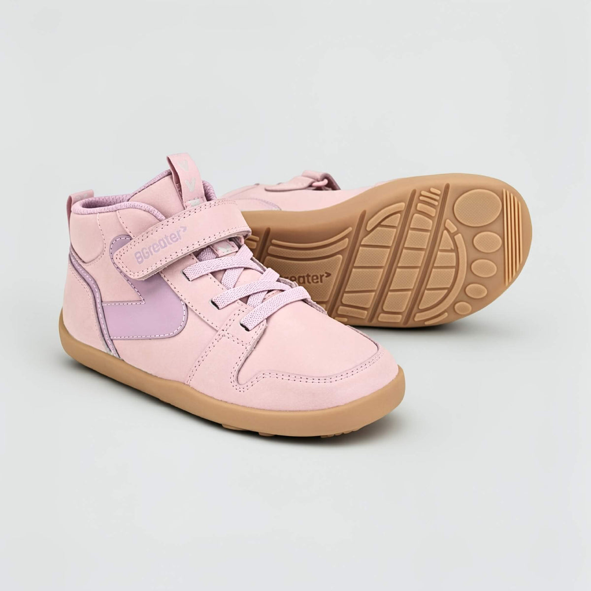 Cooper Pink Trainer - pair with sole