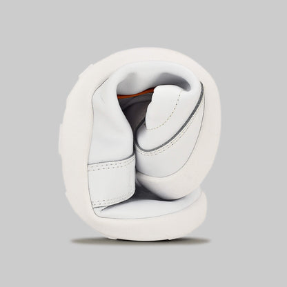Girls & Boys White Edgley Trainer | Kids Barefoot Shoes | folded